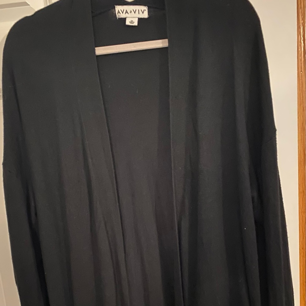 Ava & Viv lightweight black cardigan